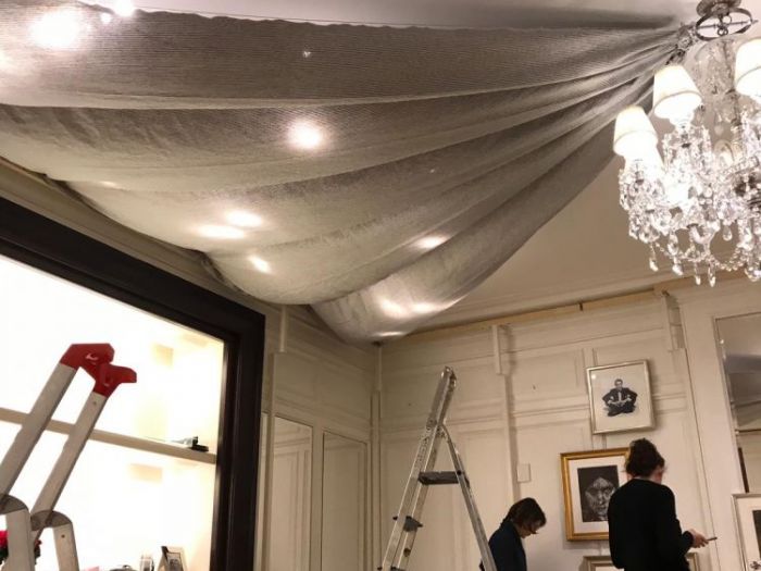 Archisio - Isidera - Progetto Allestimento di eventi e showroom - tende su misura