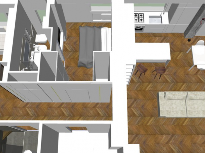 Archisio - Baiocco Project - Progetto Parquet 3d project