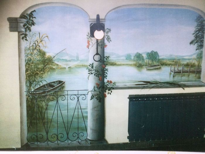 Archisio - Elisabetta Maestripieri - Progetto Parete dipinta a trompe loeil