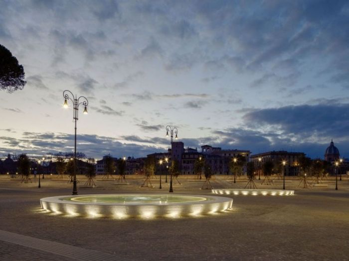 Archisio - Forme Dacqua - Progetto Due fontane artistiche piazza pia roma