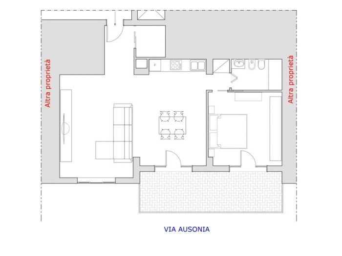 Archisio - Bellomontepensabene - Progetto Appartamento ausonia