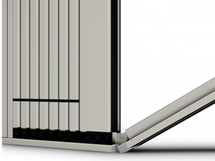 Archisio - Mito srl - Progetto Inferriata blindata riducibile e a scomparsa