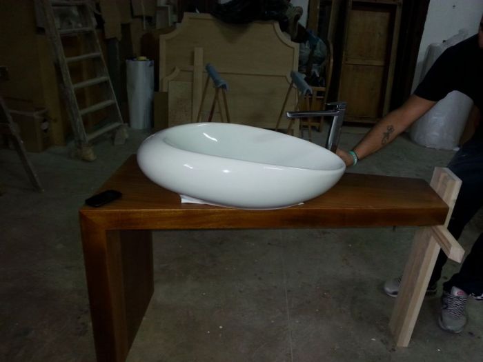 Archisio - Falegnameria Salvioli - Progetto Lavandino