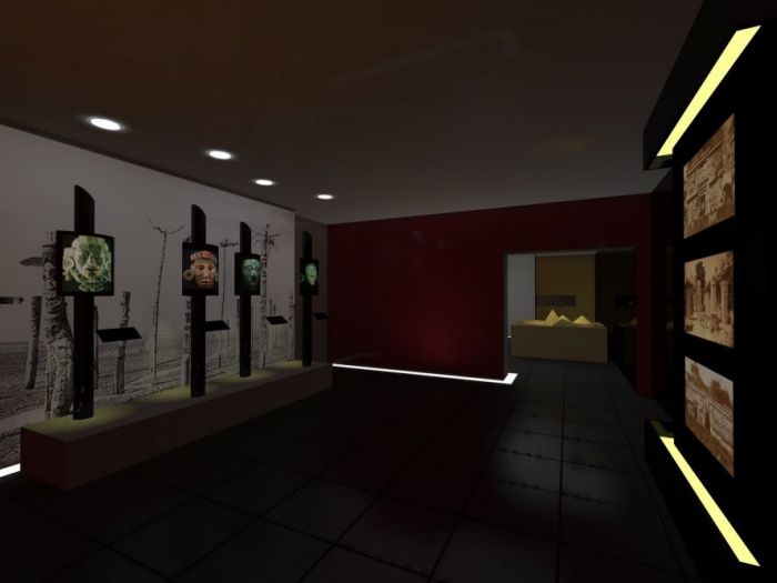 Archisio - Javier Reyes Batista - Progetto Marte museumHall allestimento temporaneo