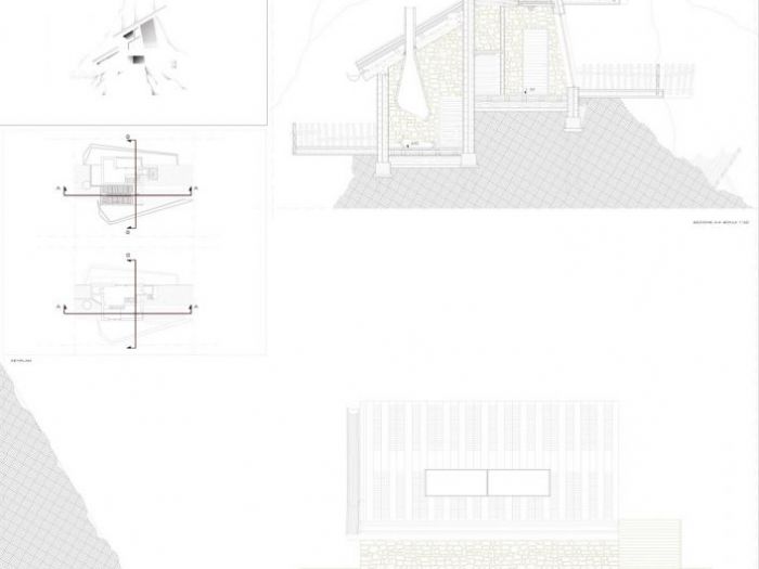 Archisio - Arch Silvia Sciroli - Progetto Rifugio appenninico a lagonegro - tecnologia dellarchitettura