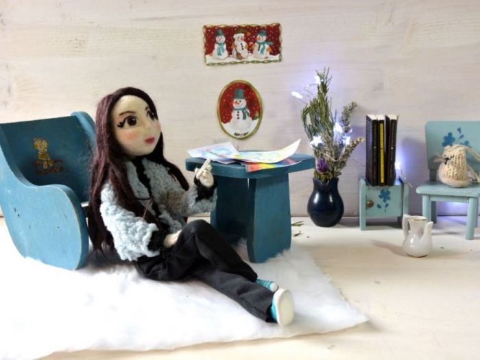 Archisio - Pupillae Art Dolls - Progetto Bambole di feltro giorgia bambola su misura