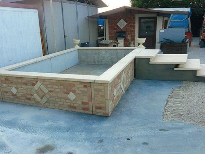 Archisio - King Rivestimenti - Progetto Lavori artistici piscine e tavoli