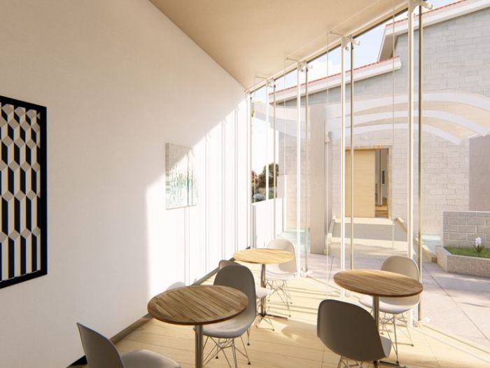 Archisio - Andrea Sorci Natural Living - Progetto Progetto definitivo- ipotesi progetto di ripristino di un capannone a borghetto flaminio rm per la sede museale della fondazione