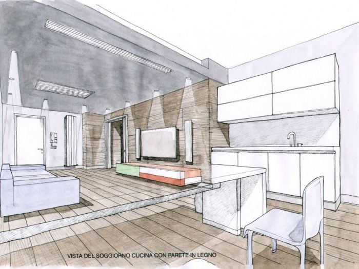 Archisio - Giorgio Mauro - Progetto Ristrutturazione appartamento per vacanze a jesolo