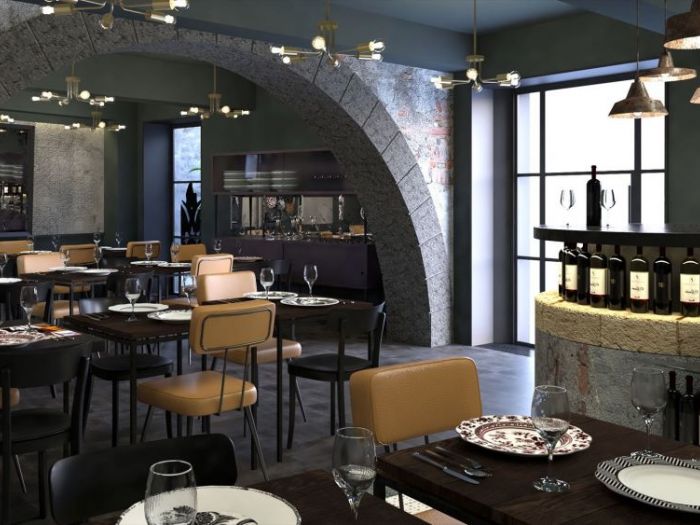 Archisio - Studio Associato Kwg - Progetto Aetna vinis enoteca e bistrot