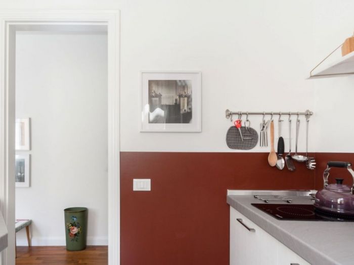 Archisio - Sara Gotti - Progetto Cucina rossa i 9 mq