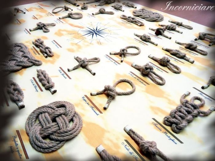 Archisio - Incorniciare - Progetto Quadri con nodi marinari