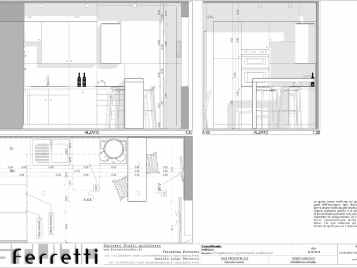 Archisio - Studio Ferretti - Progetto Appartamento privato