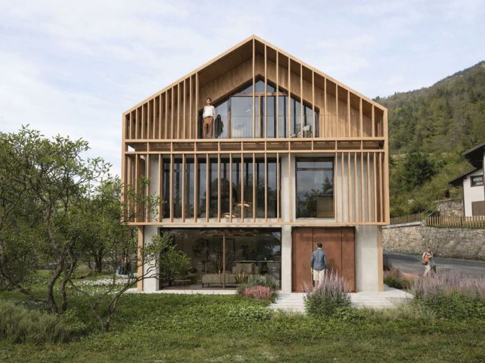 Archisio - Bortoluzzi Associati Enrico Bortoluzzi Architetto - Progetto Casa sul lago - alleghe