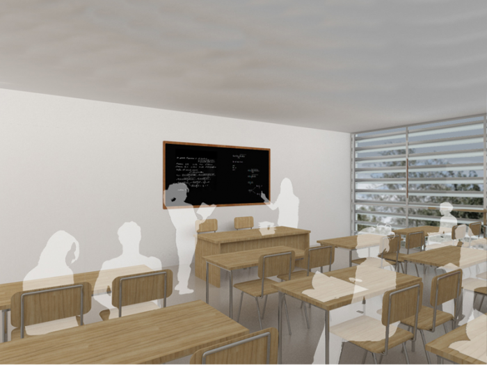 Archisio - Pasquale De Angelis - Progetto Concorso di progettazione per la realizzazione di nuovi padiglioni presso il liceo scientifico farnesina roma 2010