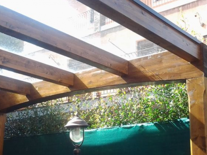 Archisio - Non Solo Tetti Di Baroni Antonino - Progetto Tettoia con vetri ad incastro