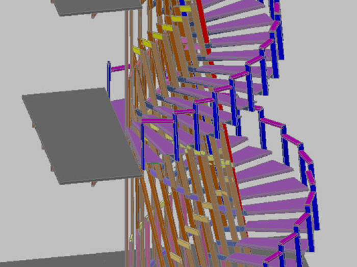 Archisio - Studiorosasco - Progetto Scala interna in sede uffici aziendali