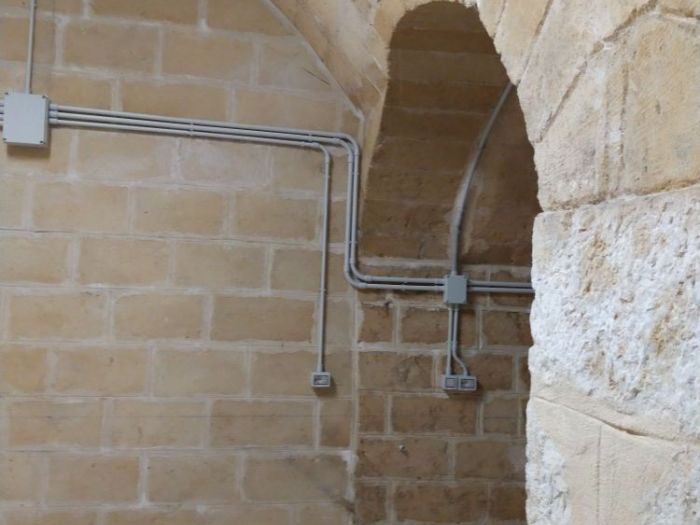 Archisio - Michele Gallo - Progetto Illuminazione e forza motrice con tubazione rigida al piano interrato