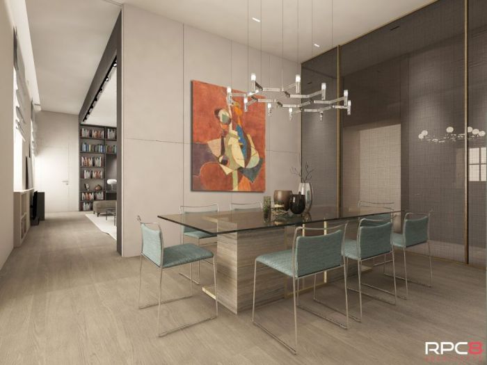 Archisio - Eleonora De Donatis - Progetto Rpc8 architect -privat apartment in parioli