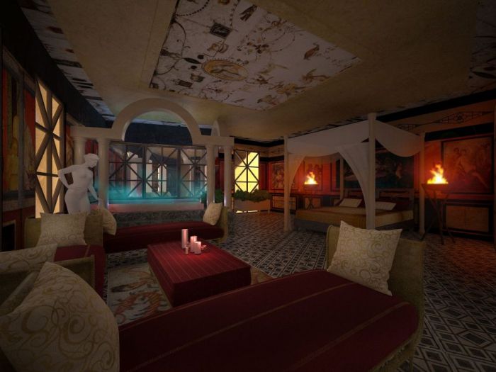 Archisio - Alfonso Califano - Progetto Camere a teme - hotel mercure