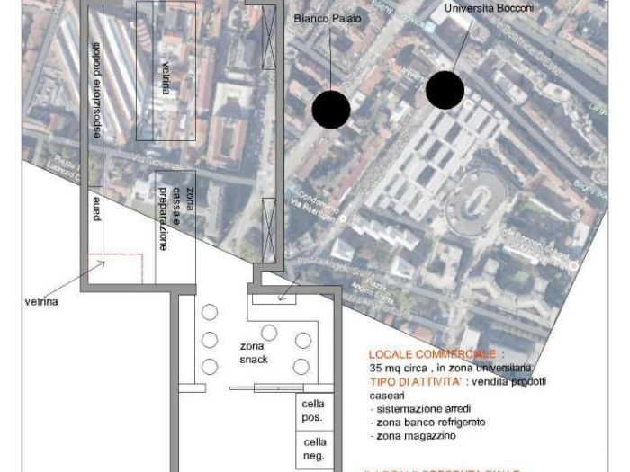 Archisio - Francesca Morano - Progetto Locale commerciale - progetto 9