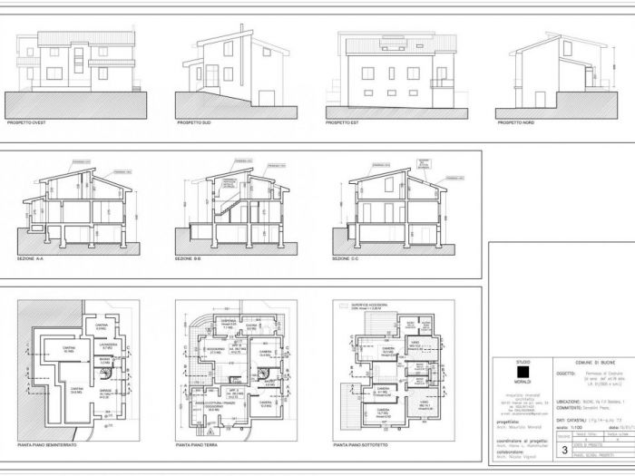 Archisio - Maurizio Moraldi - Progetto Progettazione e realizzazione di ville unifamiliari