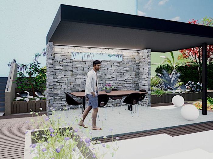 Archisio - Ostuni Giuseppe Pietro - Progetto Angolo nel giardino