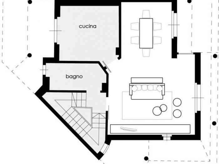 Archisio - Lab 16 Architettura Design - Progetto La loggia house interior design