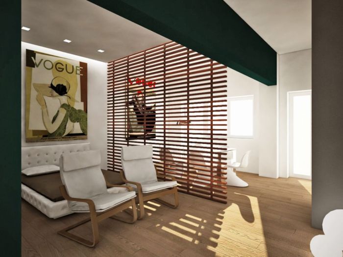 Archisio - Arnia Architetture - Progetto Monolocale a corso di francia - roma