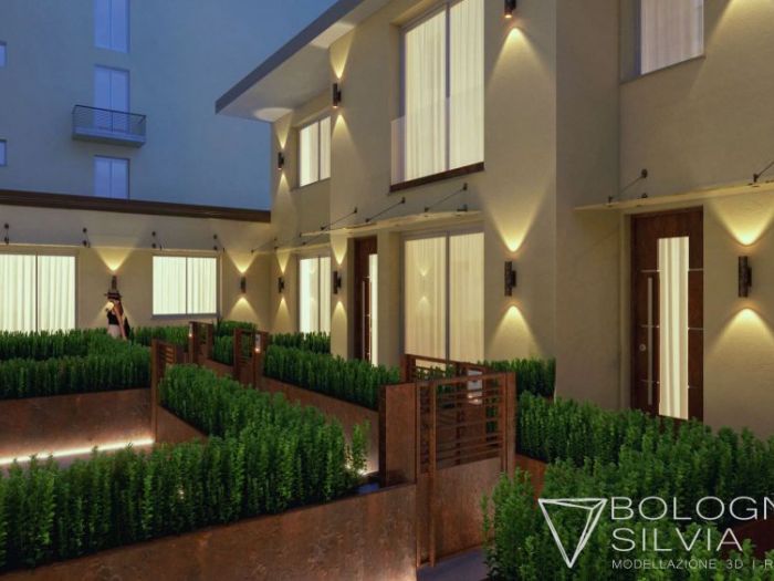 Archisio - Bolognini Silvia - Progetto Corte interna bologna