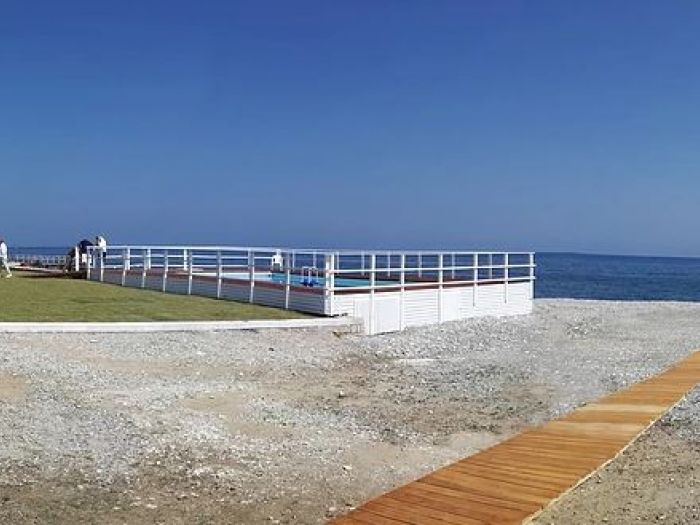 Archisio - Studio Bugna - Progetto Progetto allestimento spiaggia di torre quetta - bari
