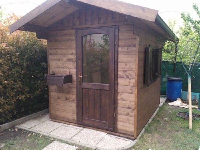 Archisio - Vz Strutture In Legno - Progetto Casetta in opera in legno di abete massello con tetto coibentato