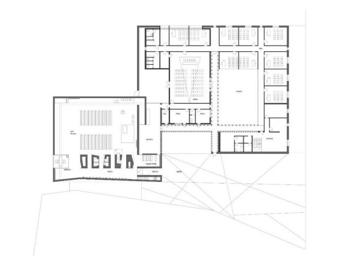 Archisio - Sergio Pascolo - Progetto Avellinochurch and parisch of s Maria del carmine