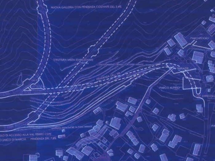 Archisio - Fabio Postani - Progetto Concorso internazionale per la sistemazione della ss26 verso il traforo del monte bianco