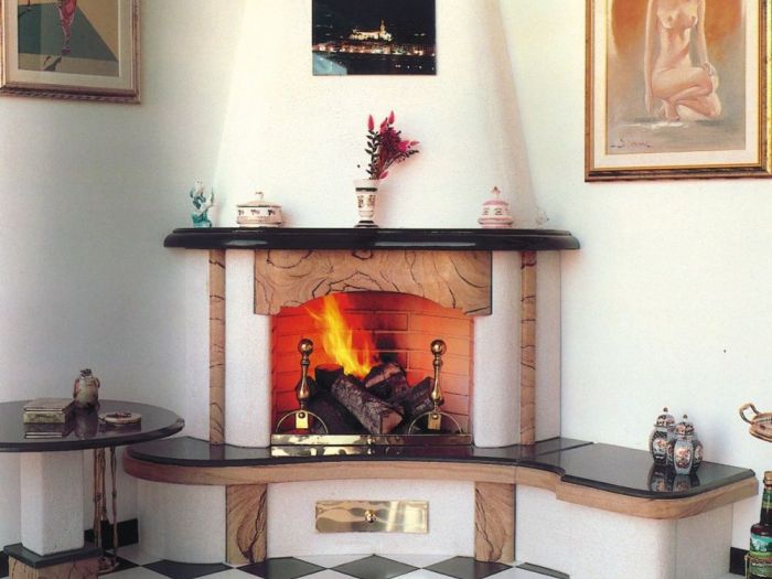 Archisio - Carpenteria Fabbro Alma - Progetto Marmo per camini