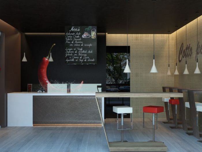 Archisio - Antonio Vitiello - Progetto Pizzeria da asporto