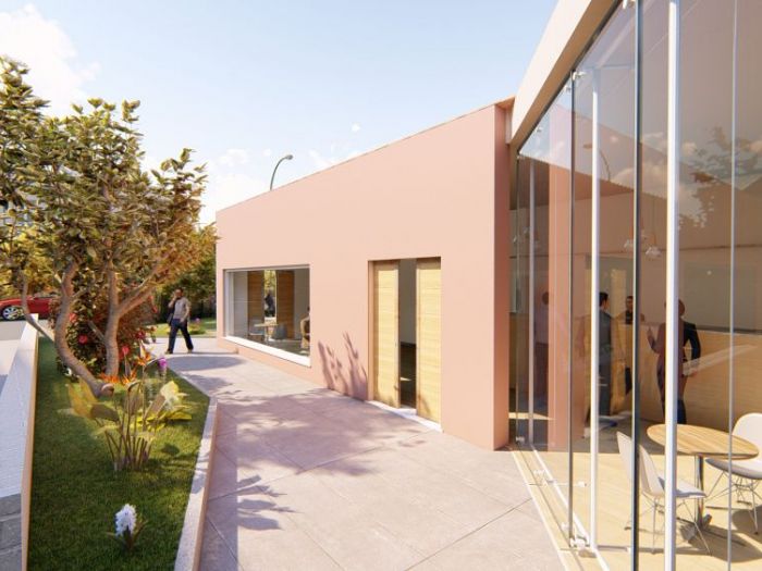 Archisio - Andrea Sorci Natural Living - Progetto Progetto definitivo- ipotesi progetto di ripristino di un capannone a borghetto flaminio rm per la sede museale della fondazione