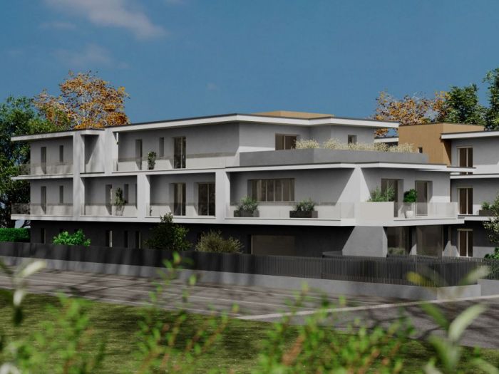 Archisio - Carlo Porcari - Progetto Nuova realizzazione fabbricato condominiale alto livello energetico e sismico