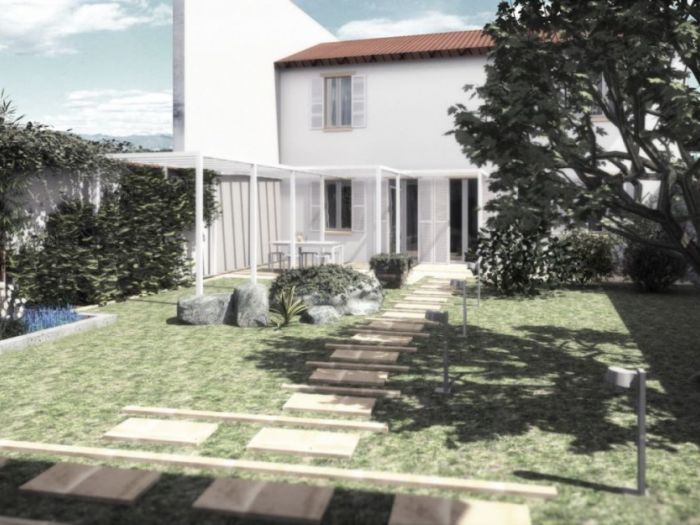 Archisio - Studio Ferretti - Progetto Sistemazione corte privata