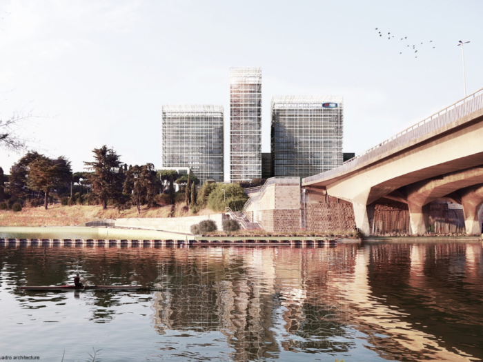 Archisio - Bicuadro - Progetto Headquarter fintecna roma