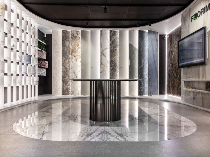 Archisio - Tracto srl - Progetto Showroom rigo marmi milano