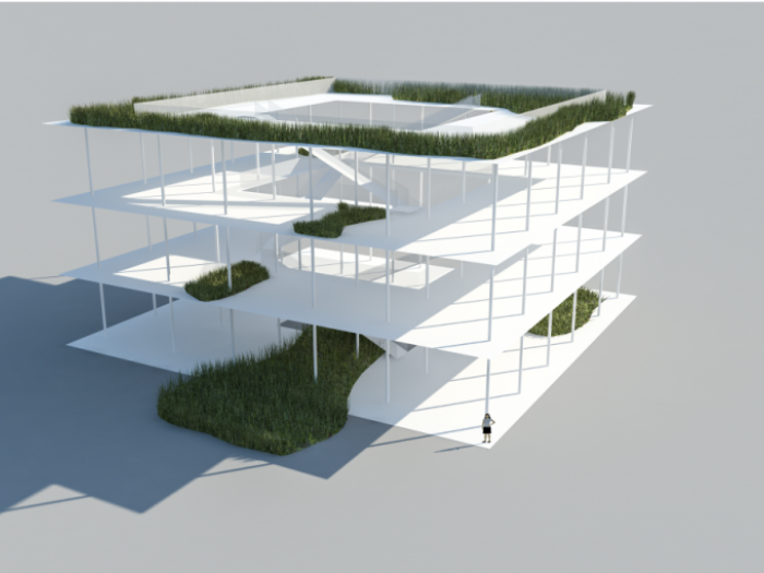 Archisio - Coarch Studio - Progetto Concorso internazionale per il il centro civico di milano - garibaldi isola - 2014