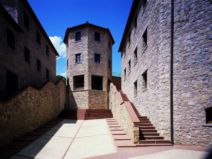 Archisio - Simone Casini - Progetto Borgo novo di gaiole in chianti