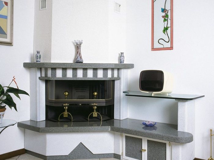 Archisio - Carpenteria Fabbro Alma - Progetto Marmo per camini