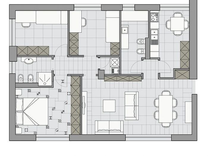Archisio - Carla Gatto - Progetto White grey and sea colours