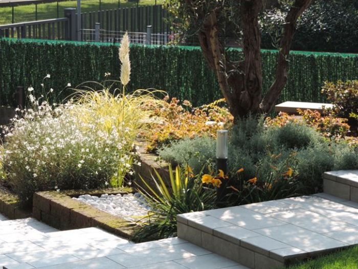 Archisio - Rizzi Giardini - Progetto Giardini con terrazzamenti in tufo