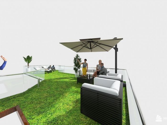 Archisio - Zoe Home Studio - Progetto Allestimento terrazzo in piazza castello