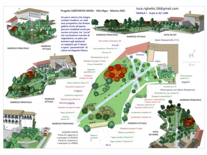 Archisio - Luca Righetto - Progetto Progettazione giardini Substantia nigra