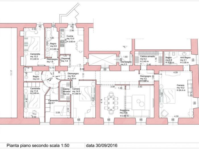 Archisio - Pstudio - Progetto Distribuzione interna e arredamento