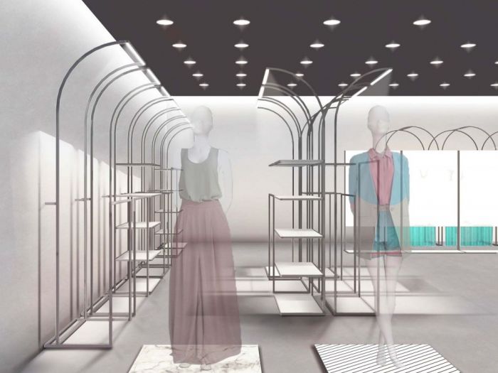 Archisio - Alessandro Villa - Progetto Archi e archetipi camomilla concept store